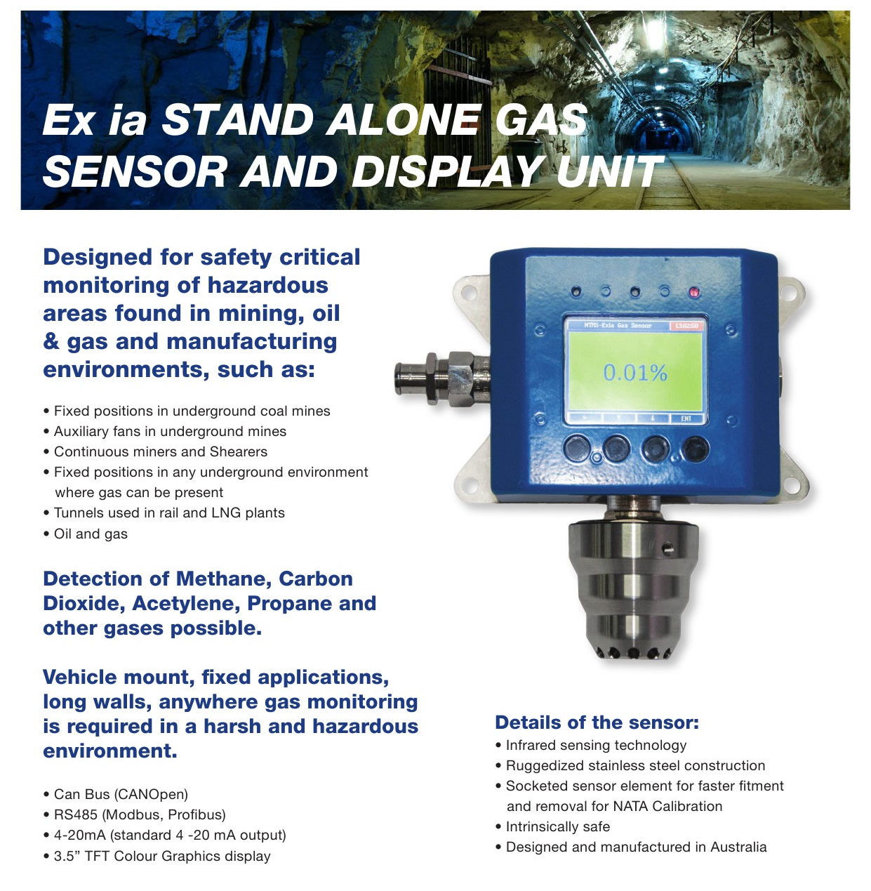 Stand Alone Gas Sensor 2014-1